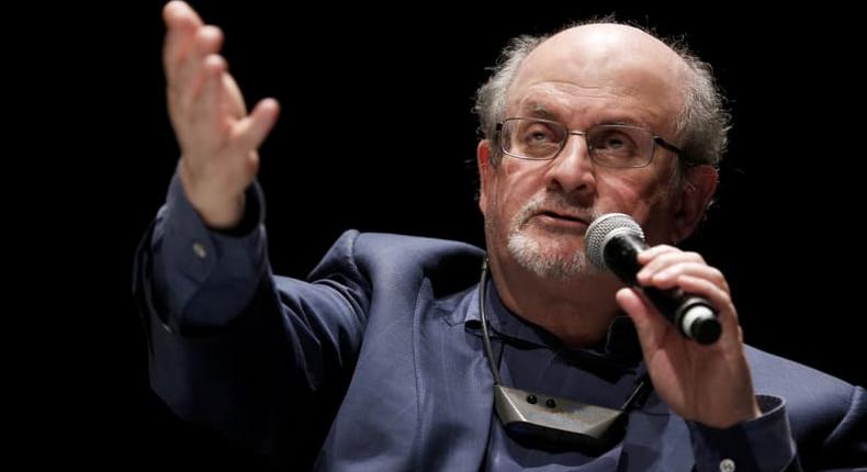 L'écrivain Salman Rushdie en septembre 2016 au Havre, en France - CHARLY TRIBALLEAU - AFP