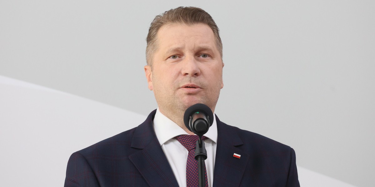 Minister edukacji i nauki Przemysław Czarnek