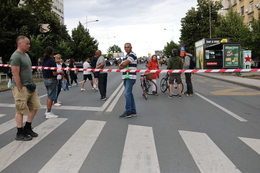 novi sad protest blokada