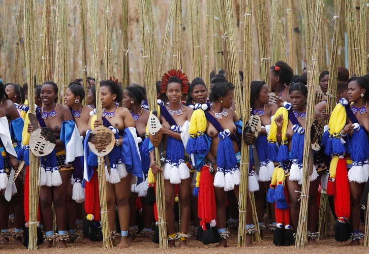 Taniec Trzcin - tradycyjny obrzęd Suazi
