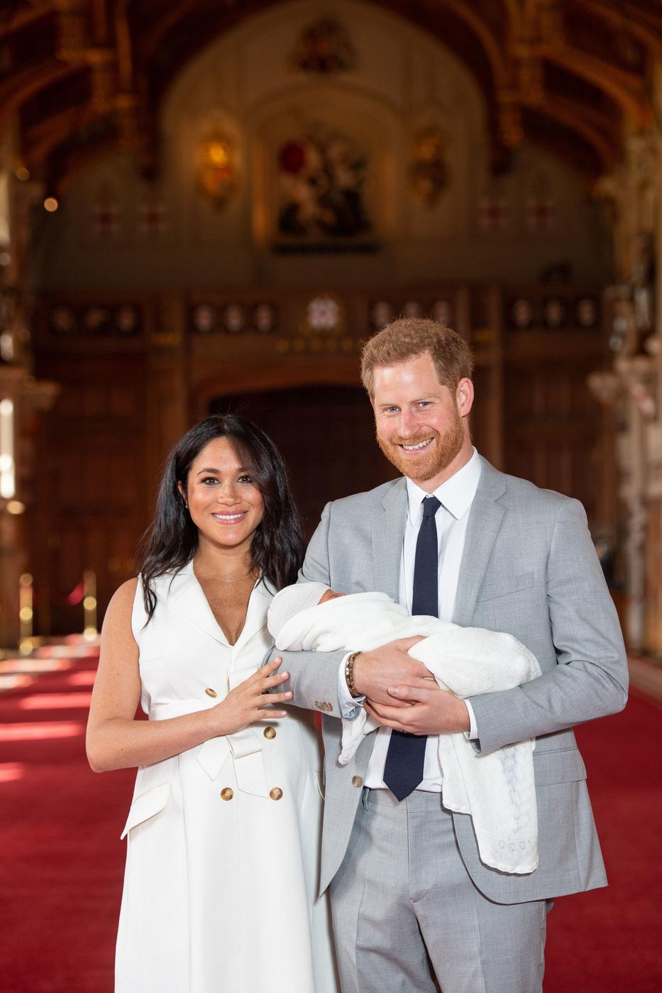 Harry herceg és Meghan hercegné a kis Archie herceggel 2019-ben / Fotó: Northfoto