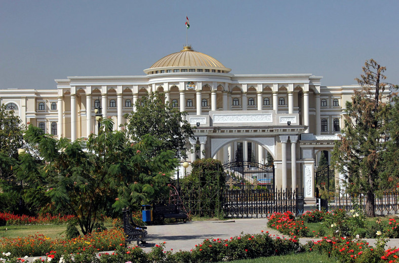 Tadżykistan, pałac prezydencki w Duszanbe