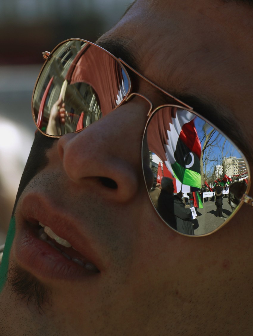 Protest protiv režima libijskog vođe Moamera Gadafija u Nemačkoj