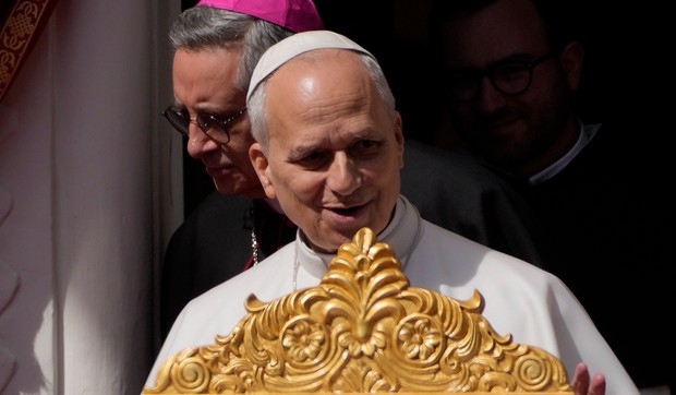 Papa Lav tokom posete Monaku