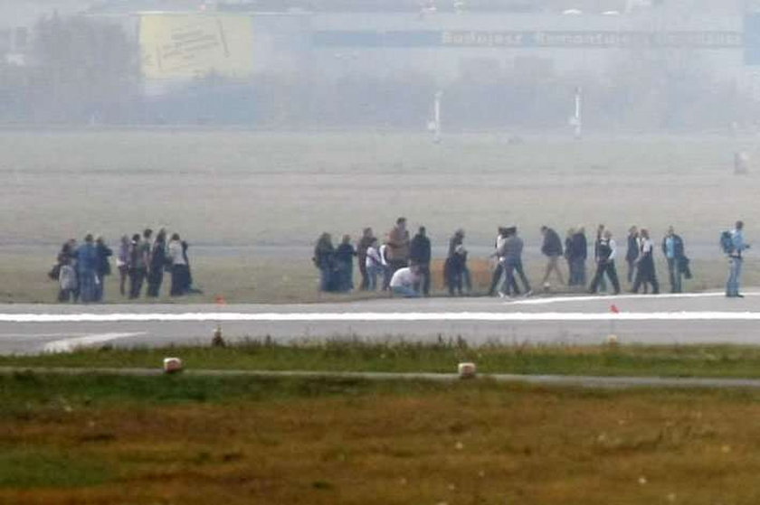 Skandal na lotnisku po lądowaniu boeinga