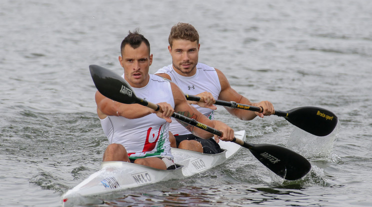Horváth (balra) és Szomolányi indult 
volna Rióban 
200 m párosban.../Fotó:MTI-Bugány János