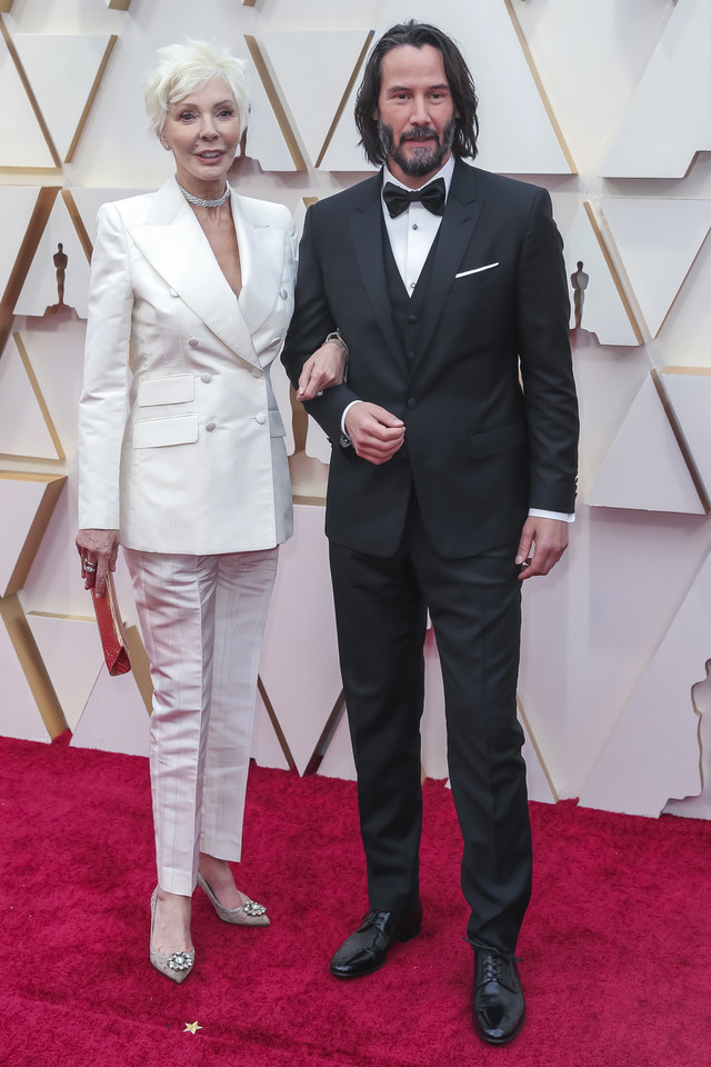Keanu Reeves z mamą