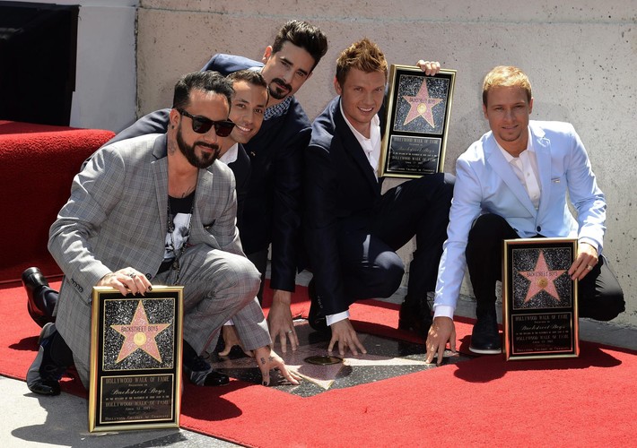 Backstreet Boys mają gwiazdę w Alei Sław