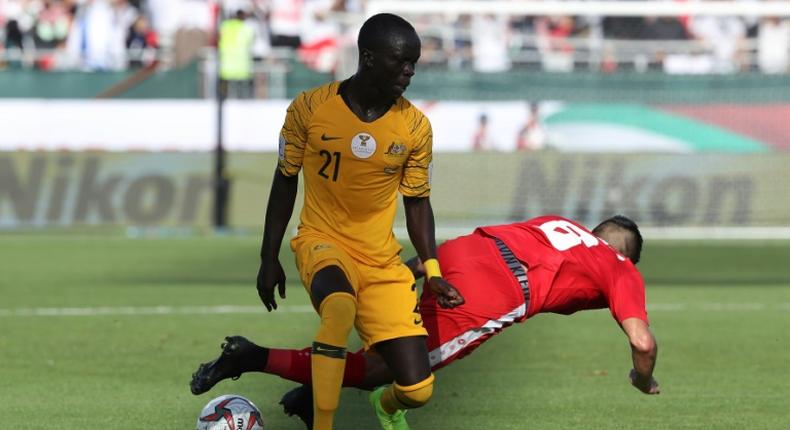 Awer Mabil's international career has started to take flight at the Asian Cup, where the Denmark-based forward scored two goals and started four of Australia's five games