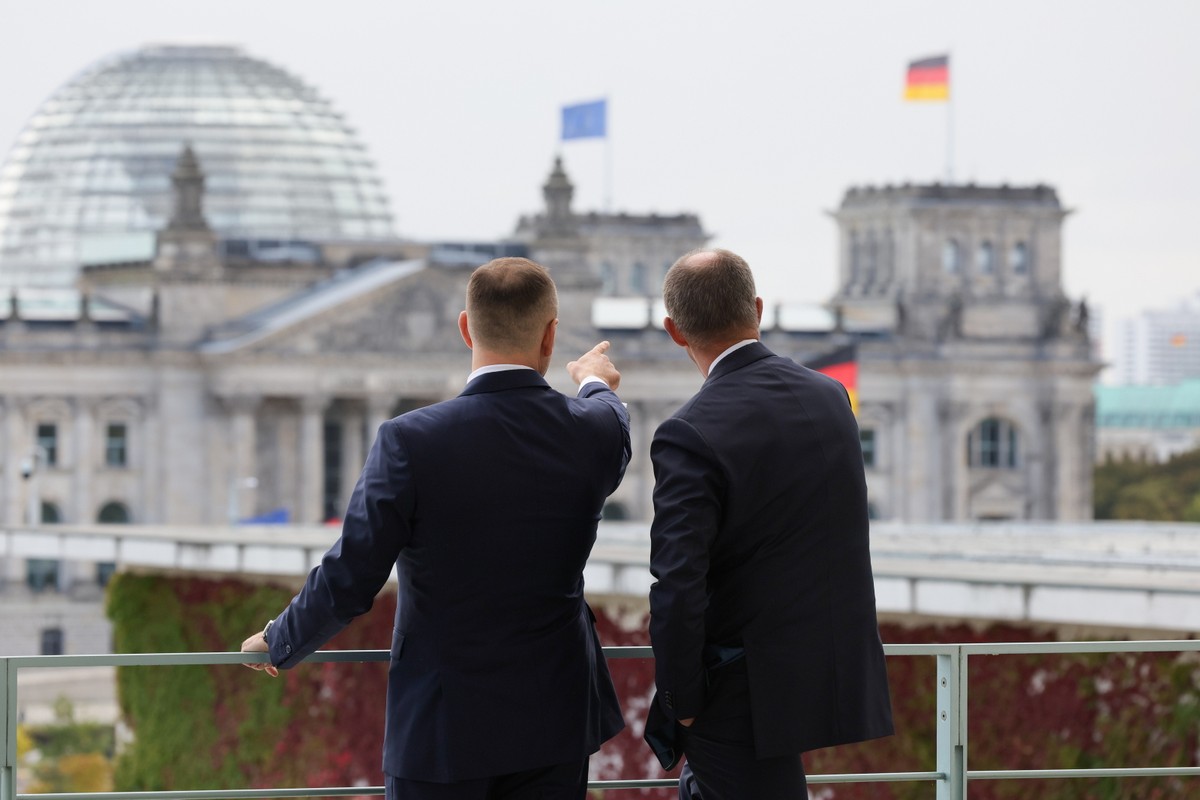 Karol Nawrocki i Friedrich Merz