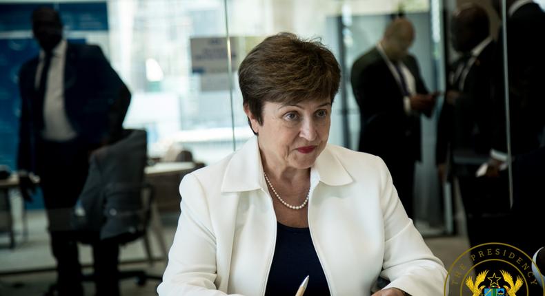 Managing Director of the International Monetary Fund, Kristalina Georgieva.