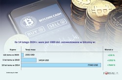 Ile miałbyś pieniędzy, gdybyś zainwestował w bitcoina 10 lat temu 1 tys. dolarów? Szalony wzrost