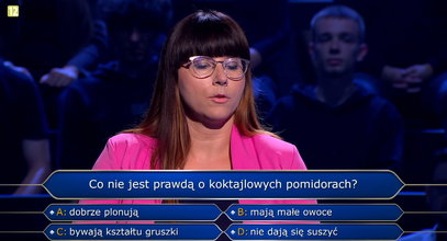 "Milionerzy" – polonistka w Poznania odpadła na pytaniu o pomidory