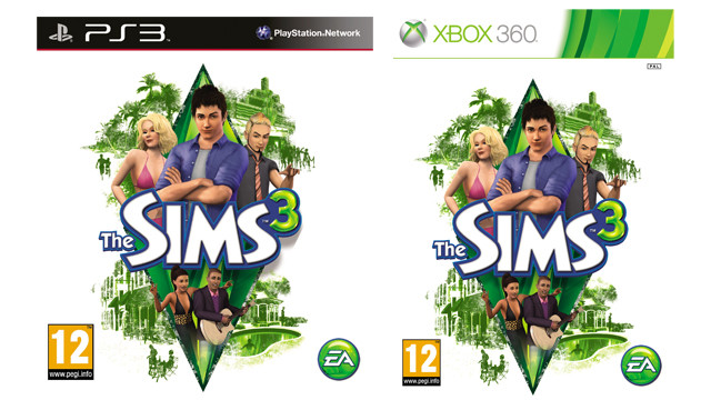 The Sims 3 na konsole packshot
