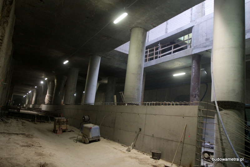 Zaglądamy na budowę najgłębszej stacji II linii metra, czyli Nowy Świat – Uniwersytet