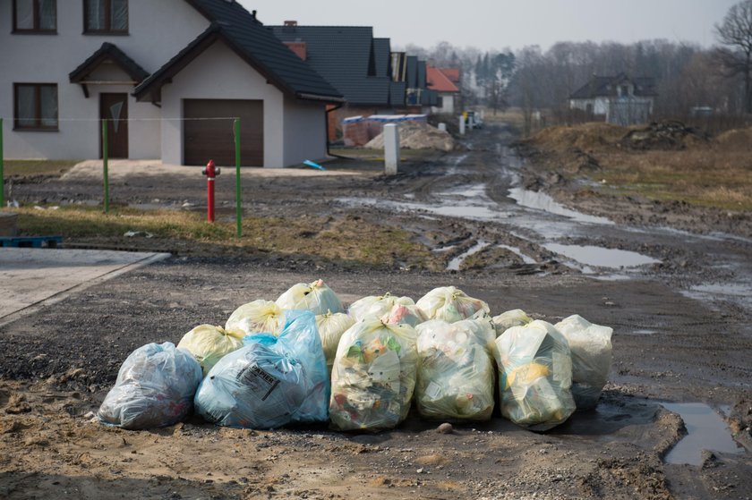 Zalegające śmieci