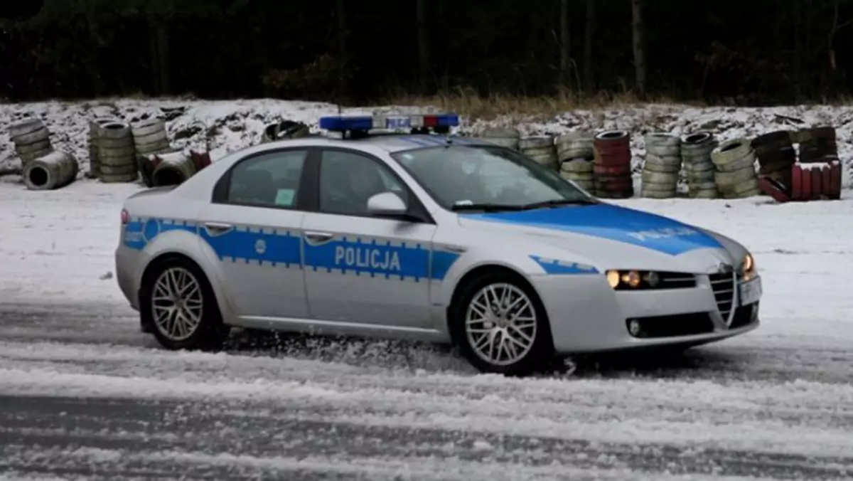 Zimowe szkolenie policji