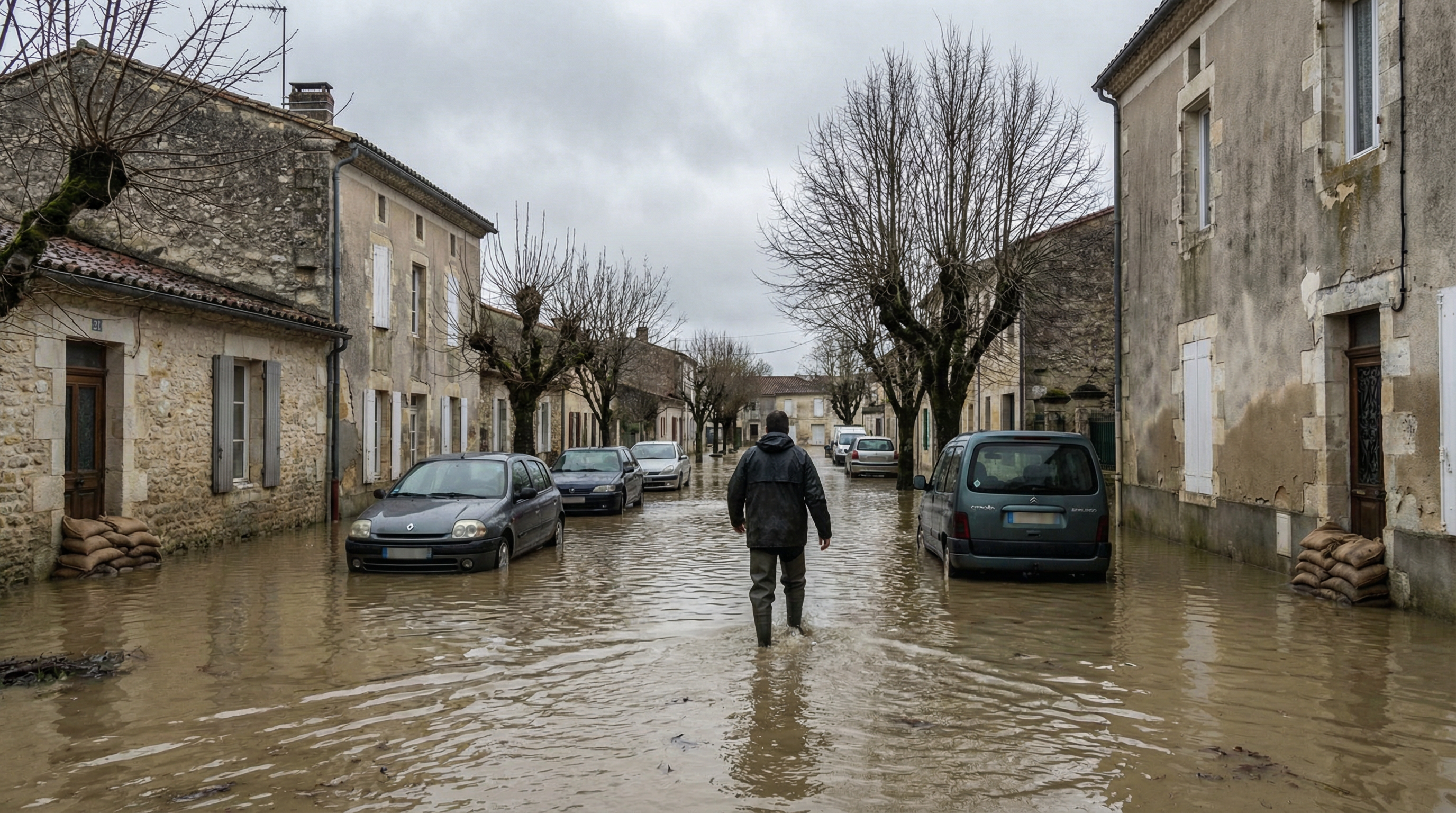 900 habitants menacés à Aiguillon mais seuls 30 évacuent malgré la crue rouge