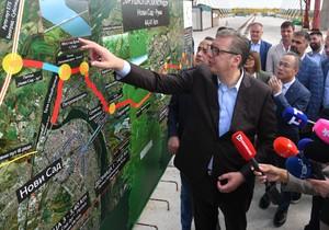  Aleksandar Vučić  radovi na Fruškogorskon koridoru   
