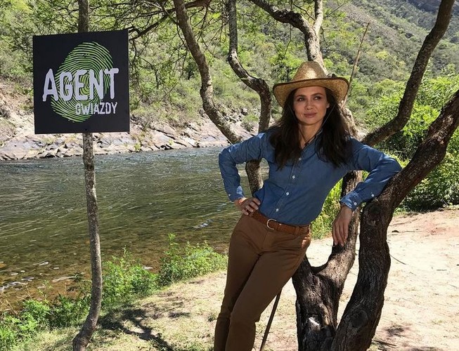 Kinga Rusin na planie 'Agenta'