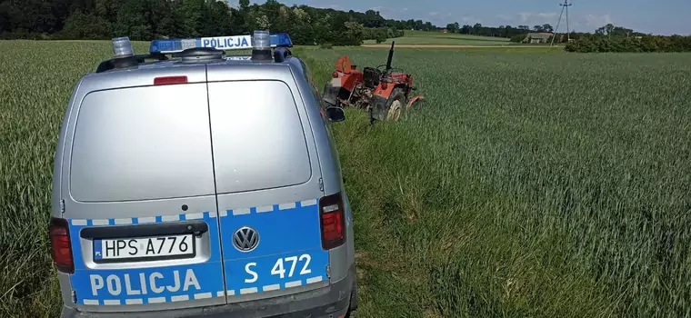 Pijany uciekał traktorem przed policją. We krwi miał morze alkoholu