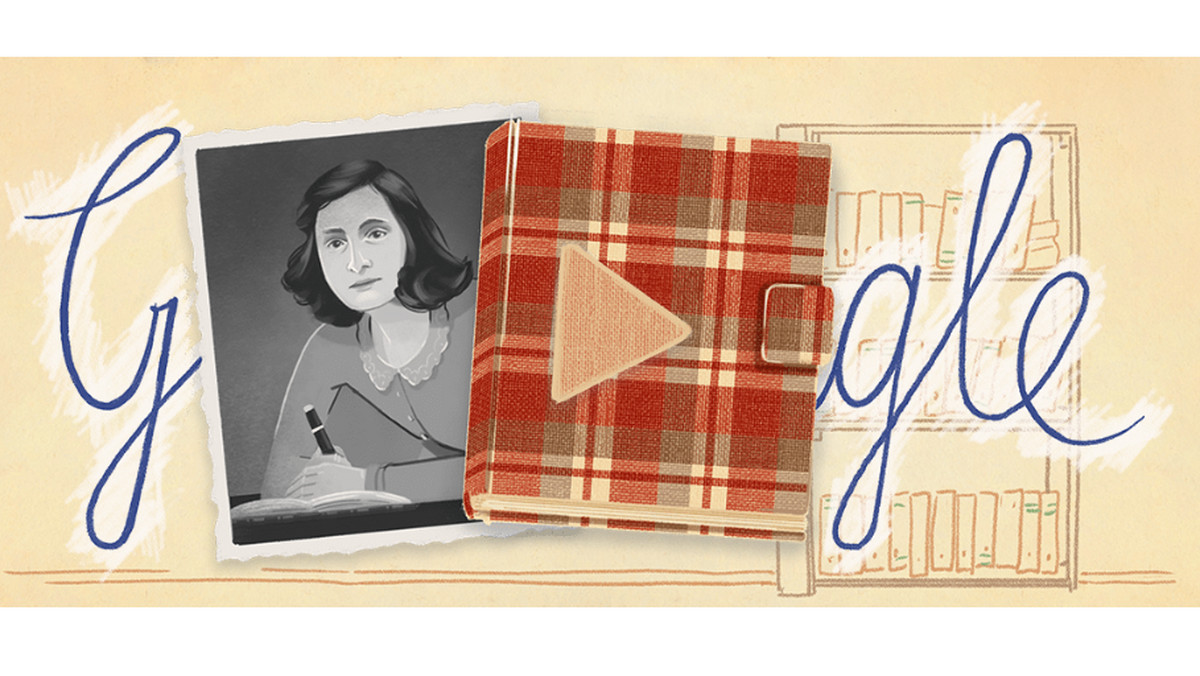 Anne Frank w Google Doodle. Kim była nastolatka? Dziennik Anne Frank