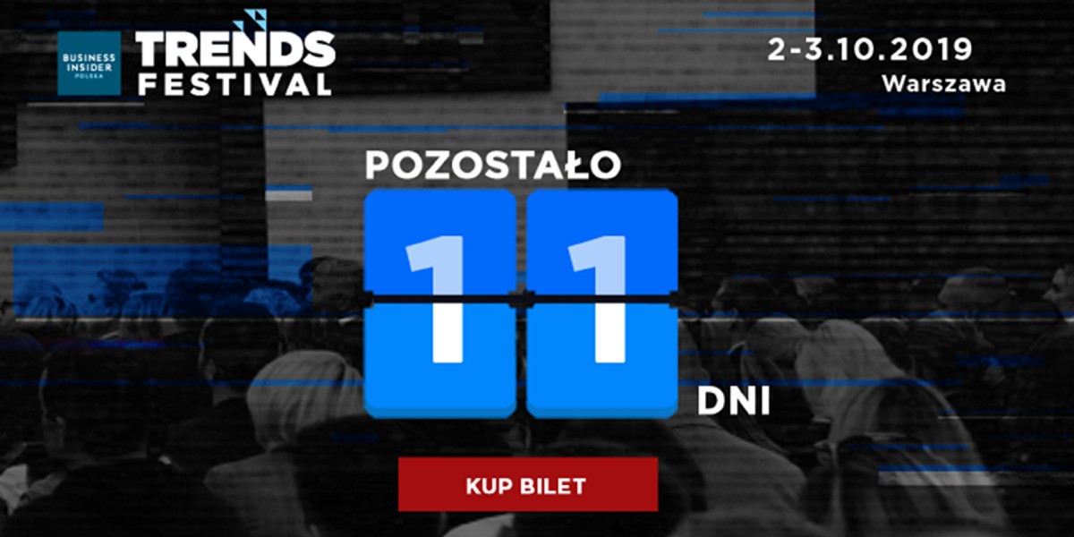 Odliczamy dni do konferencji Business Insider Trends Festival. Zostało ich już tylko 11.