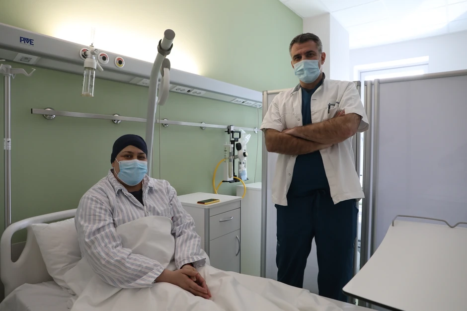 Svetlana je prva pacijentkinja na novom odeljenju hematologije