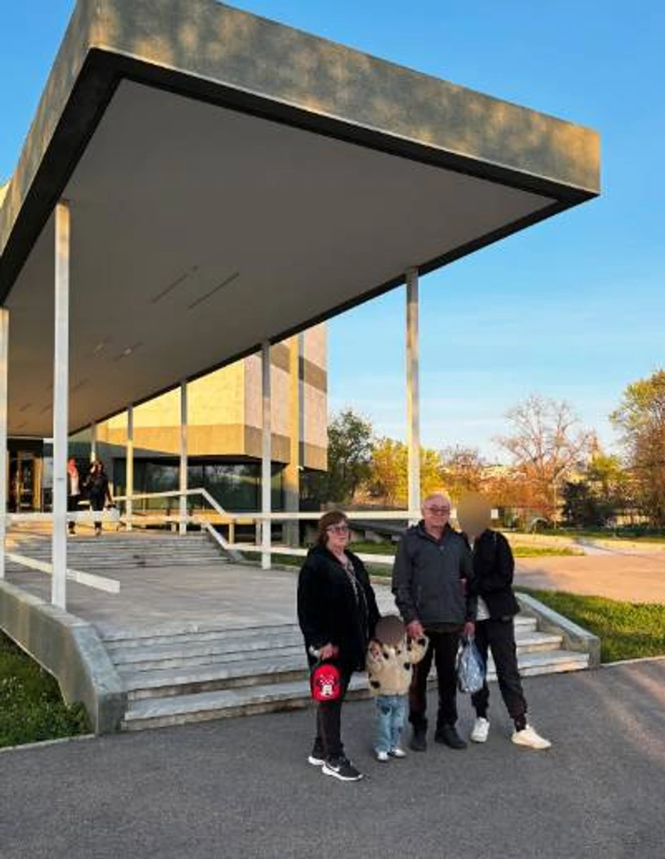 Anđelka Prpić sa porodicom u Požarevcu