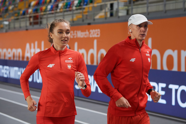 Angelika Sarna i Mateusz Borkowski podczas treningu w Stambule