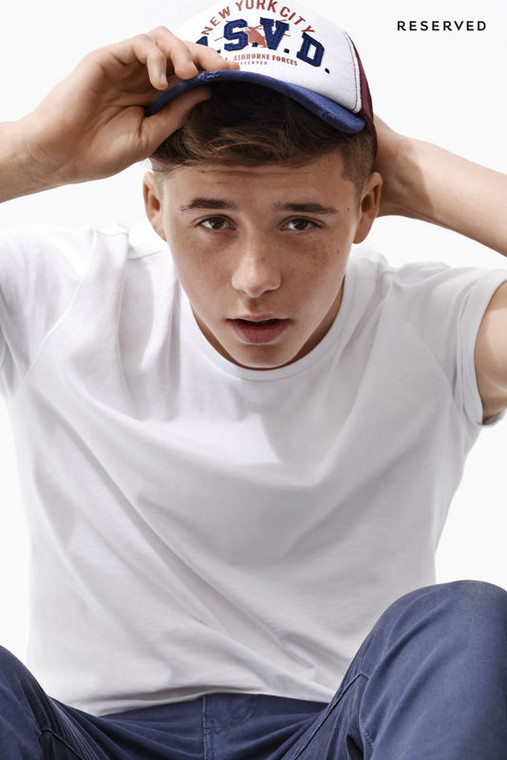 Brooklyn Beckham wystąpił w kampanii Reserved w 2015 r.