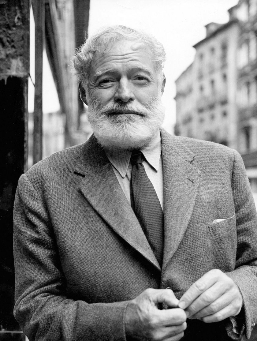 Amerykański pisarz Ernest Hemingway