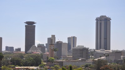 The Nairobi City skyline