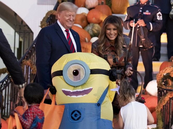 Melania i Donald Trumpowie