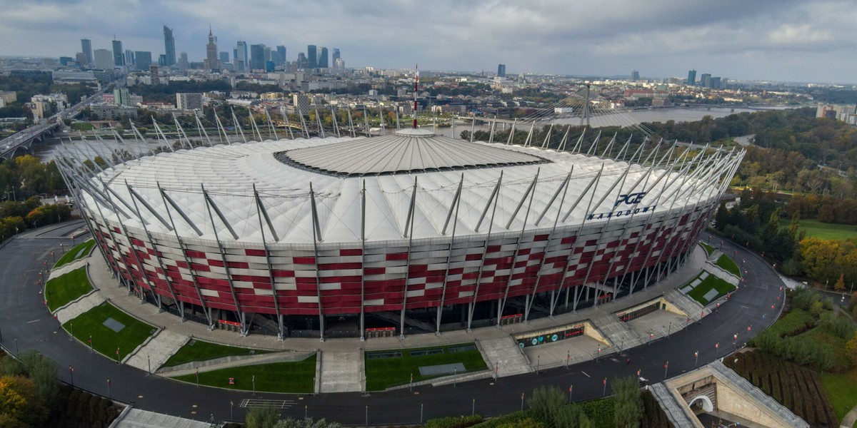 Stadion PGE Narodowy w Warszawie.