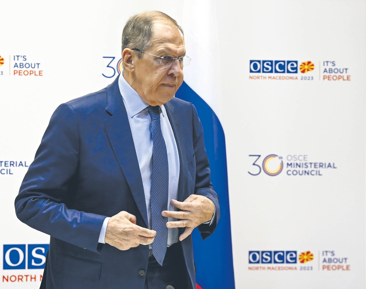 Szef rosyjskiego MSZ Siergiej Ławrow w Skopje