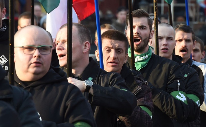 Rocznicowy marsz ONR i kontrdemonstracja Obywateli RP