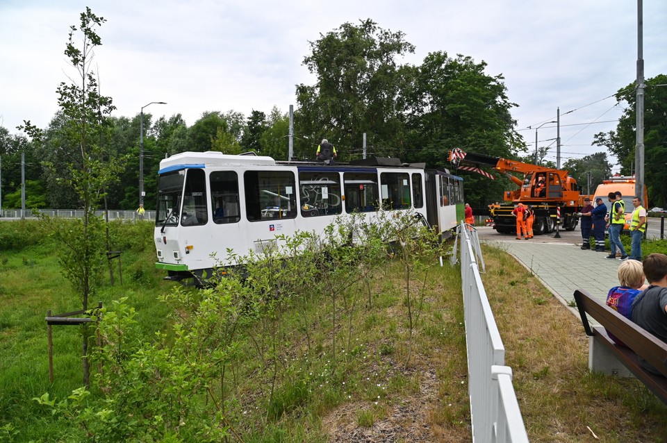 Szczecin. Wypadek tramwaju