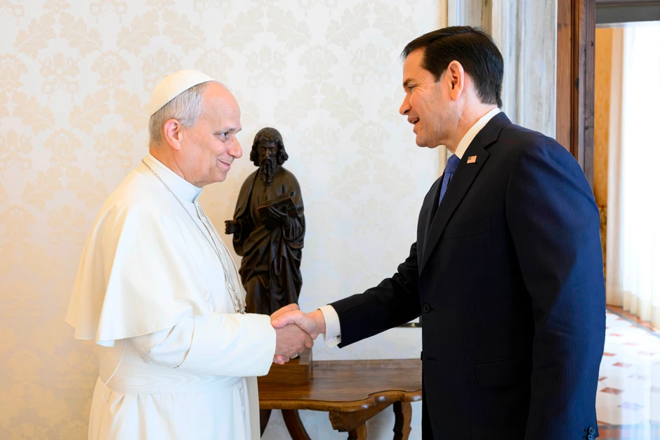 Papa Lav i Marko Rubio