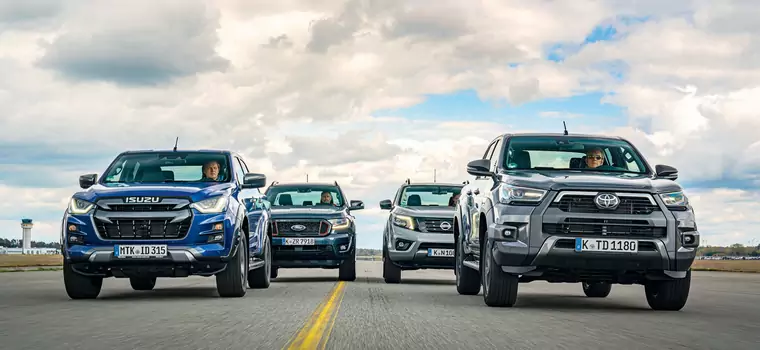 Pikapy jednak nie są dla każdego. Ford Ranger kontra Isuzu D-Max, Nissan Navara i Toyota Hilux