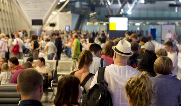 Velike gužve na aerodromima