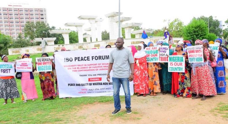 Igbo peace forum urges FG to charge Kanu for murder. (nan)