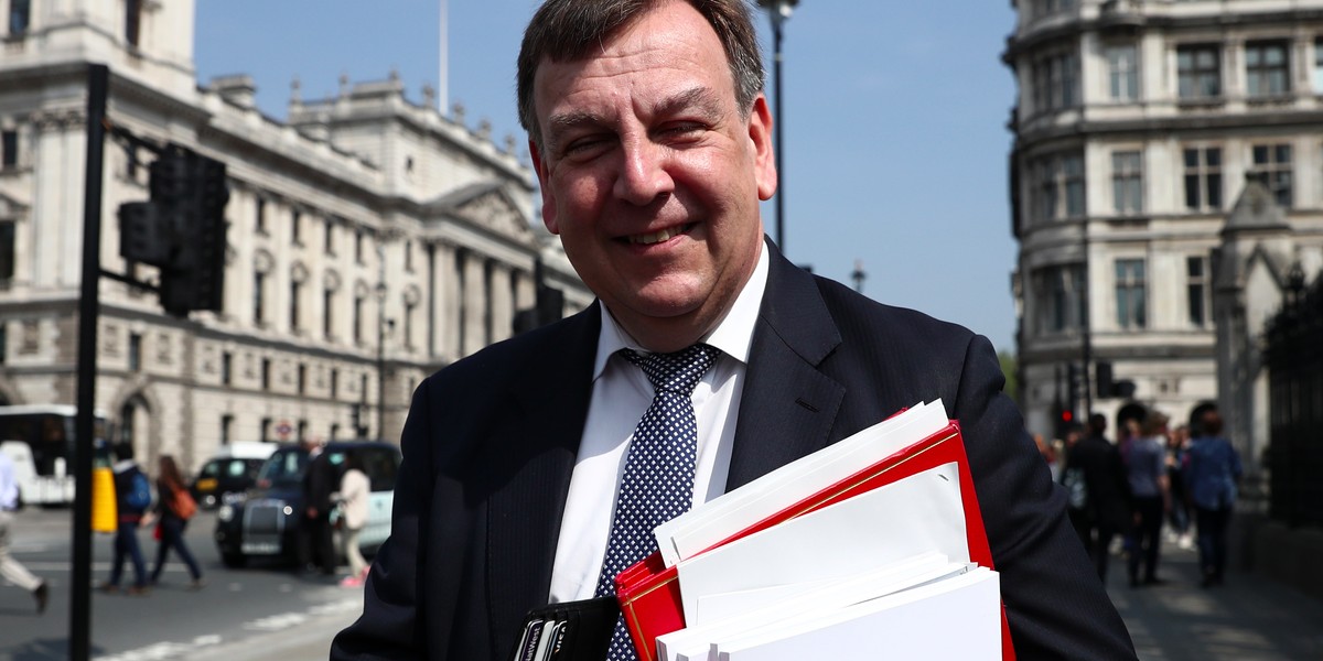 The former Secretary of State for Culture, Media and Sport, John Whittingdale.