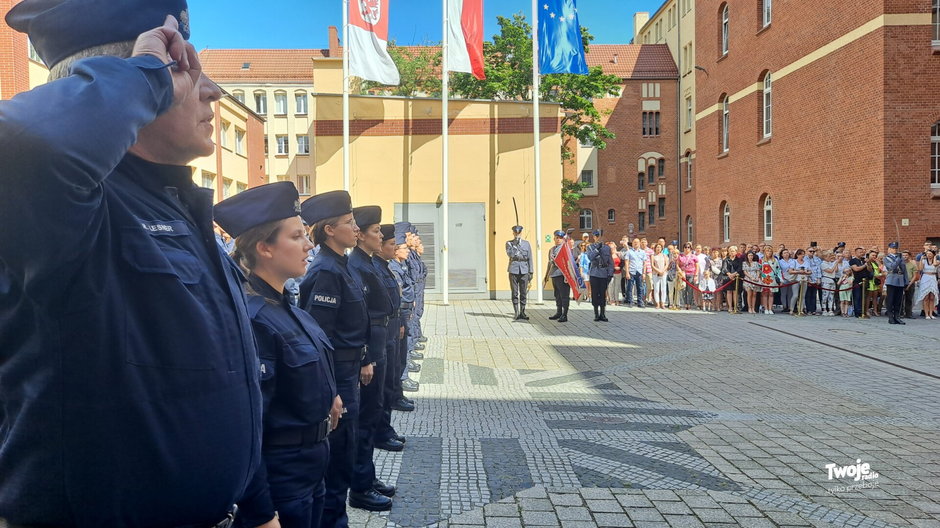 Ślubowanie nowych policjantów w Szczecinie