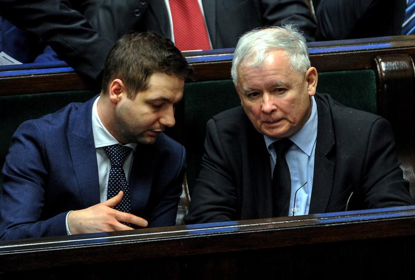 Jarosław Kaczyński i Patryk Jaki