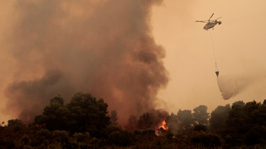 Pożar na greckiej wyspie. 300 osób ewakuowanych