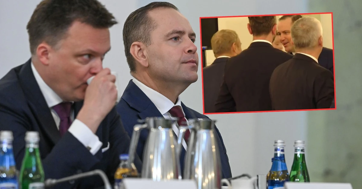 Tak Donald Tusk zareagował na Karola Nawrockiego. Kamery uchwyciły moment