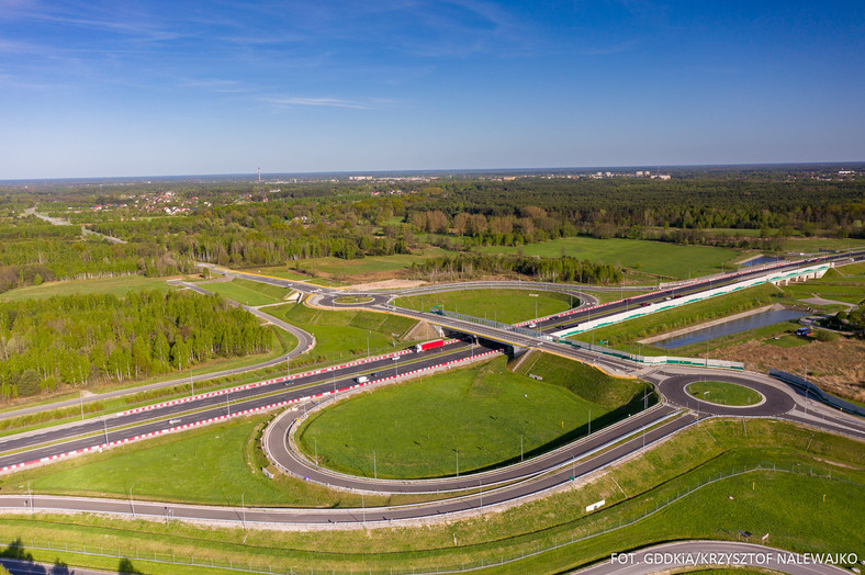 Węzeł Wołomin na drodze ekspresowej S8, skrzyżowanie z drogą wojewódzką nr 635