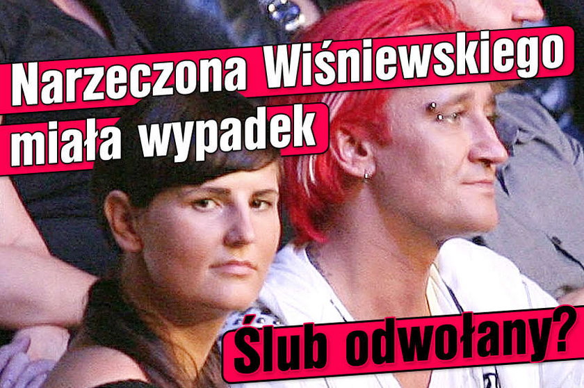 Narzeczona Wiśniewskiego miała wypadek. Ślub odwołany?