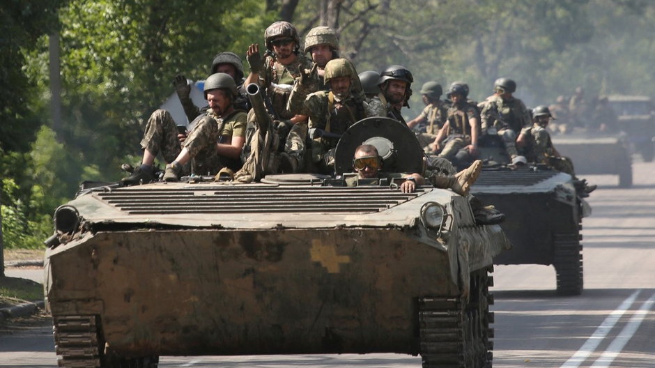 Ukraińscy żołnierze na zdjęciu z sierpnia 2022 r.